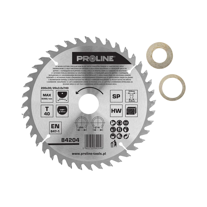 Disc Circular pentru Lemn cu Dinti Vidia 200MM / 40D.