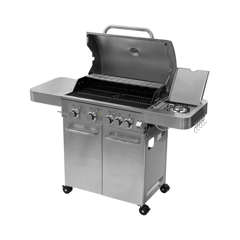 Grill Gaz Inoxidabil - 4+1 Arzatoare / 17.15KW