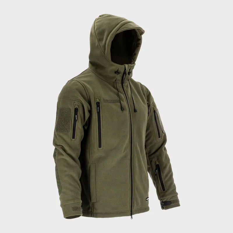 Jacheta Polar Impermeabila cu Gluga / Kaki - 2XL