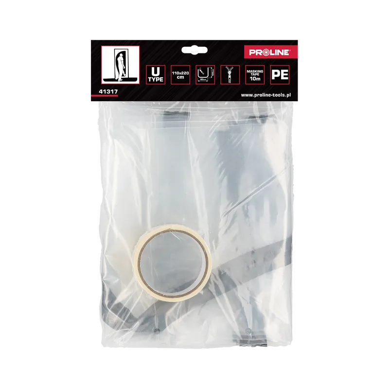Folie Cortina Usa cu Fermoar Tip-U - 1100X2200MM