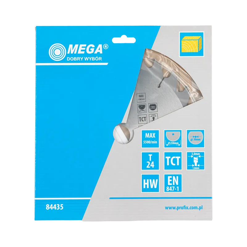 Disc Circular pentru Lemn cu Dinti Caliti 250MM / 24D.