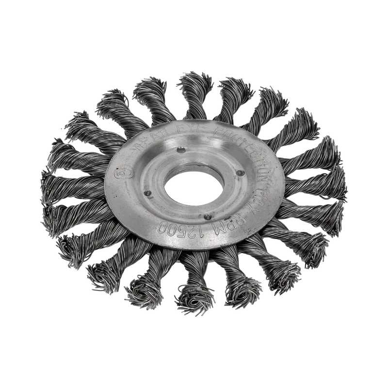 Perie Sarma Impletita Tip Circular cu Orificiu 115MM