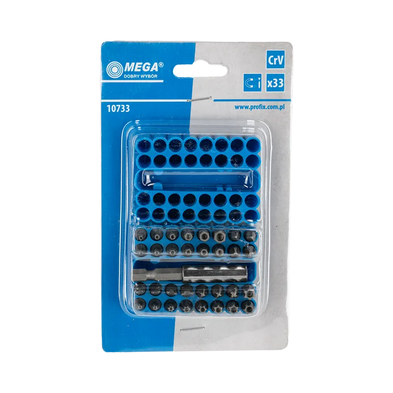 Set Varfuri 1/4" cu Orificiu Securitate - 33P.