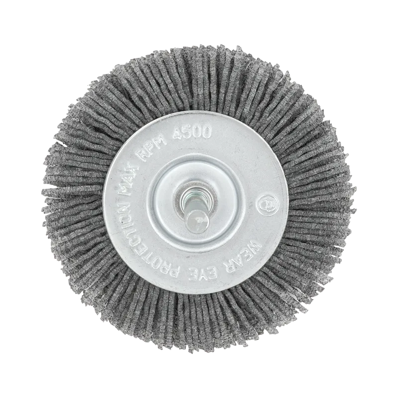 Perie Slefuire Tip Circular cu Tija 75MM